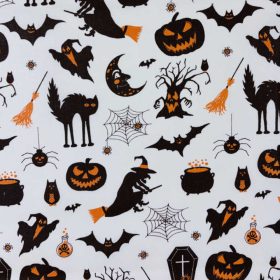 Pamutvászon /  halloween mintás 160 cm