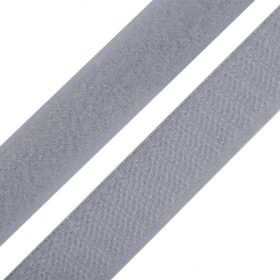 Varrható tépőzár párban / középszürke - 2 cm