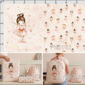 Vízlepergető gyöngyvászon panel / balerina